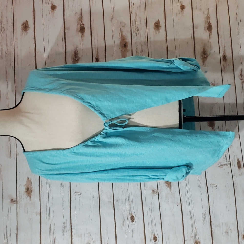 Talbots Tie Front Top - Size Medium NWT!